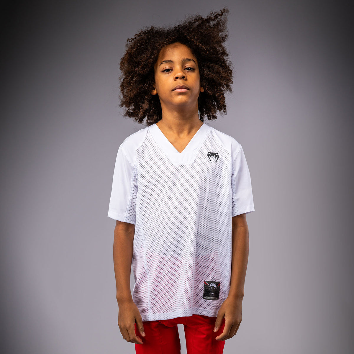 Maillot à manches Courtes pour Enfants Venum Elite Football - Blanc - product-type_T-Shirts Dry Tech