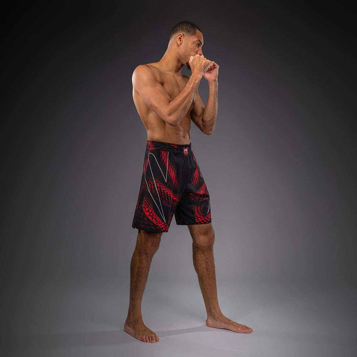Short de Combat Venum Matupa - Noir/Rouge/Argent - product-type_Shorts de MMA
