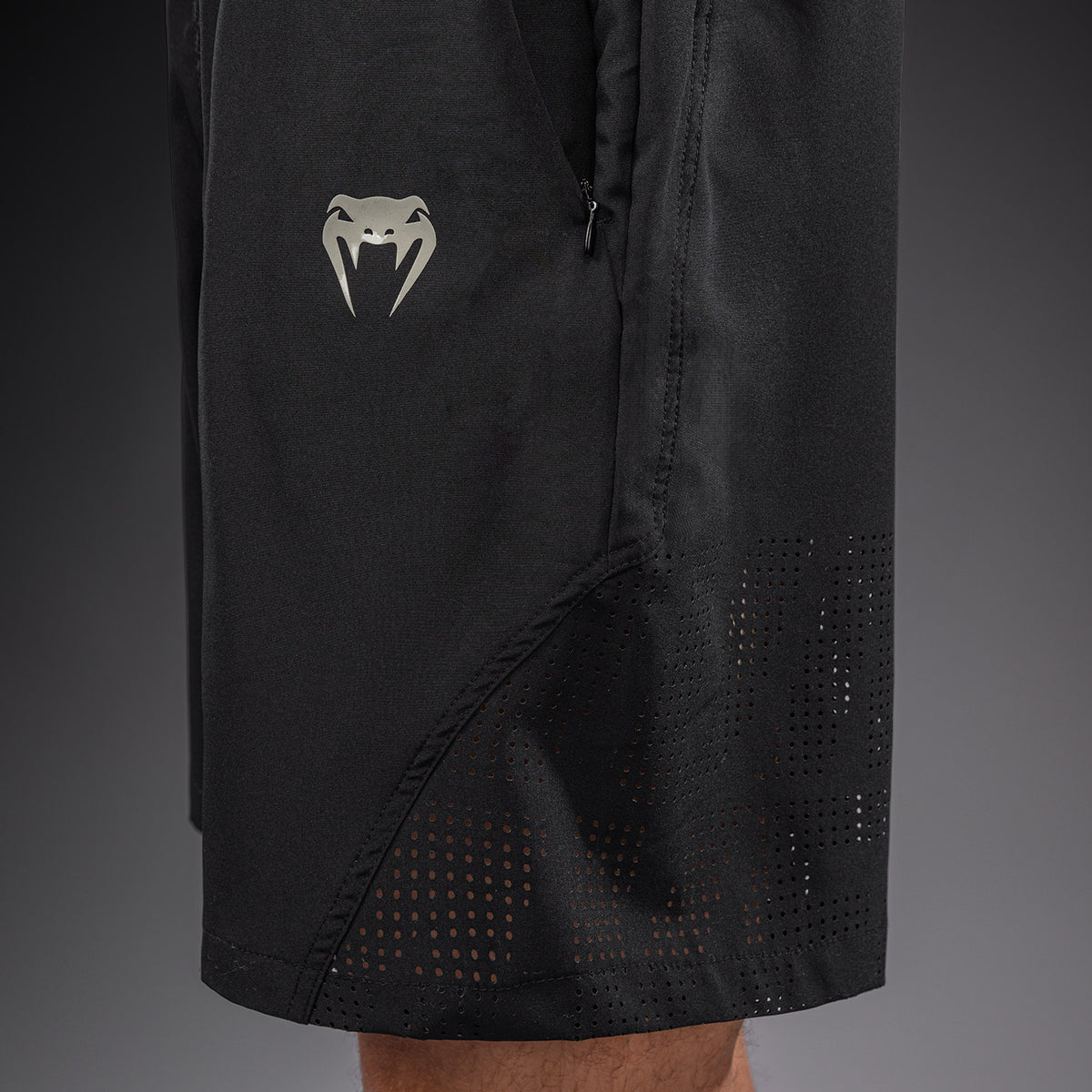 Short d’Entraînement Venum Lazer - Noir/Gris - product-type_Shorts de training