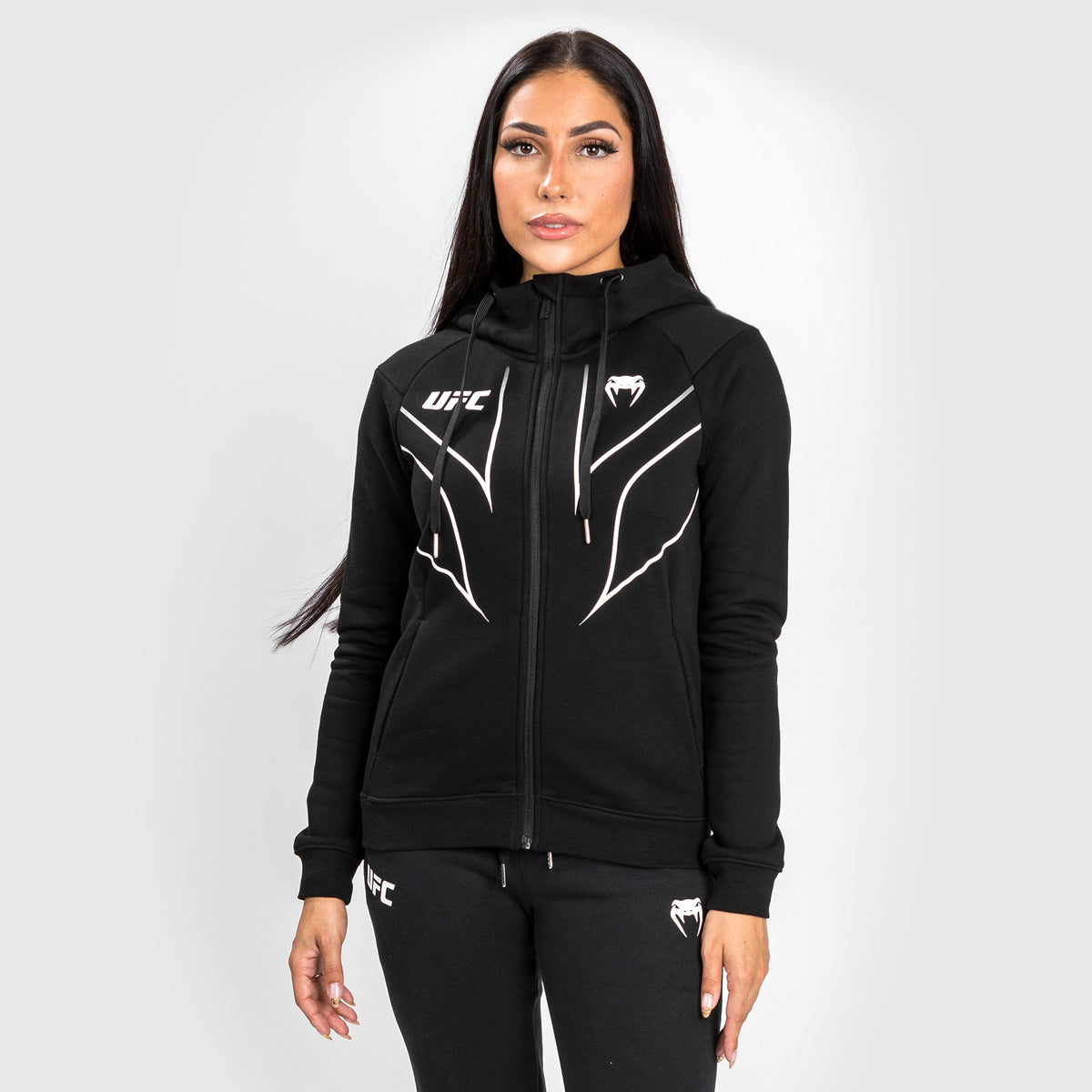 Sweatshirt Zippé Femme UFC Venum Fight Night 2.0 Replica - Noir - product-type_Vestes