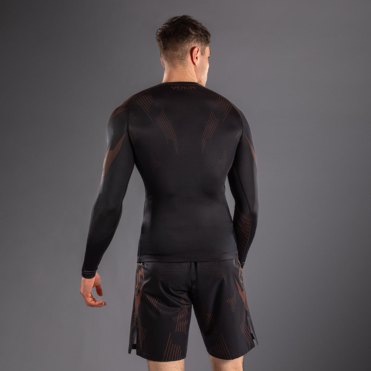 Rashguard à Manches Longues Venum No-Gi 6.0 - Noir/Marron - product-type_T-Shirts de Compression