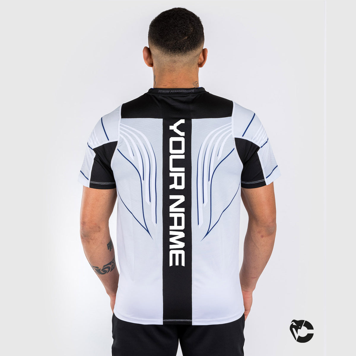 T-shirt Technique Homme Personnalisé UFC Venum Authentic Fight Night 2.0 - Midnight Edition - Ice - product-type_T-Shirts Dry Tech