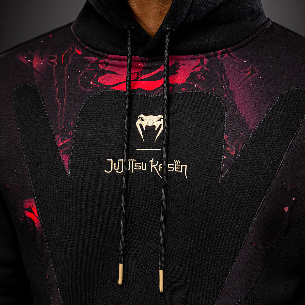 Sweat à capuche Itadori Jujutsu Kaisen x Venum – Noir/Rouge - product-type_Sweatshirts