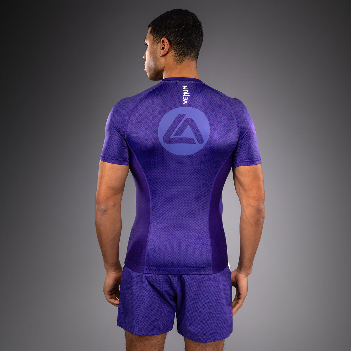 Rashguard à Manches Courtes Venum x Roger Gracie Academy - Violet - product-type_T-Shirts de Compression
