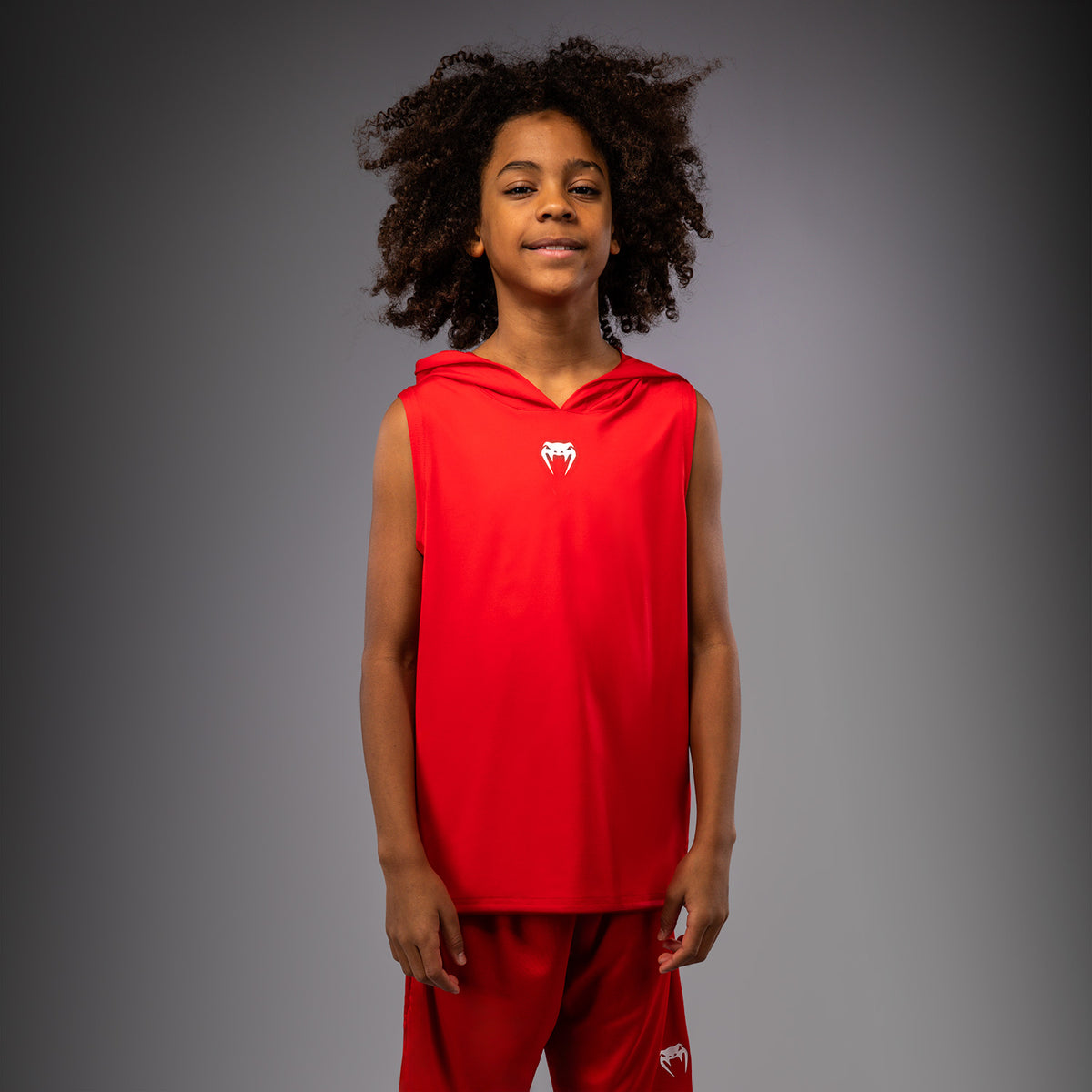 Sweat à capuche sans manches Dry Tech pour Enfants Venum Elite - Rouge - product-type_Sweatshirts