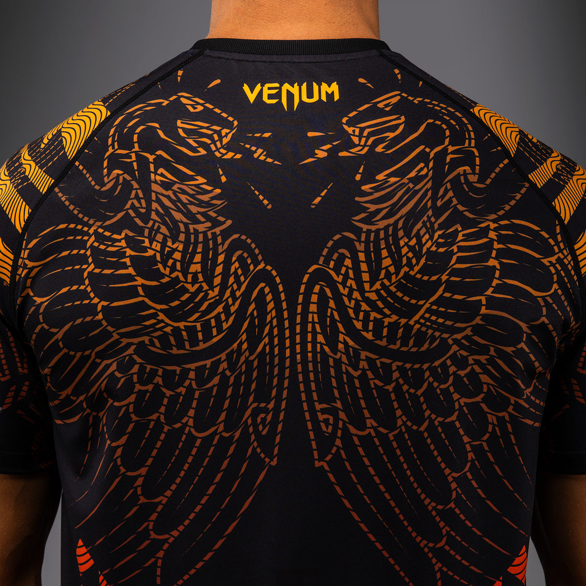T-shirt Dry-Tech Venum Quetzal Fury - Noir/Rouge Fury/Mandarine - product-type_T-Shirts Dry Tech
