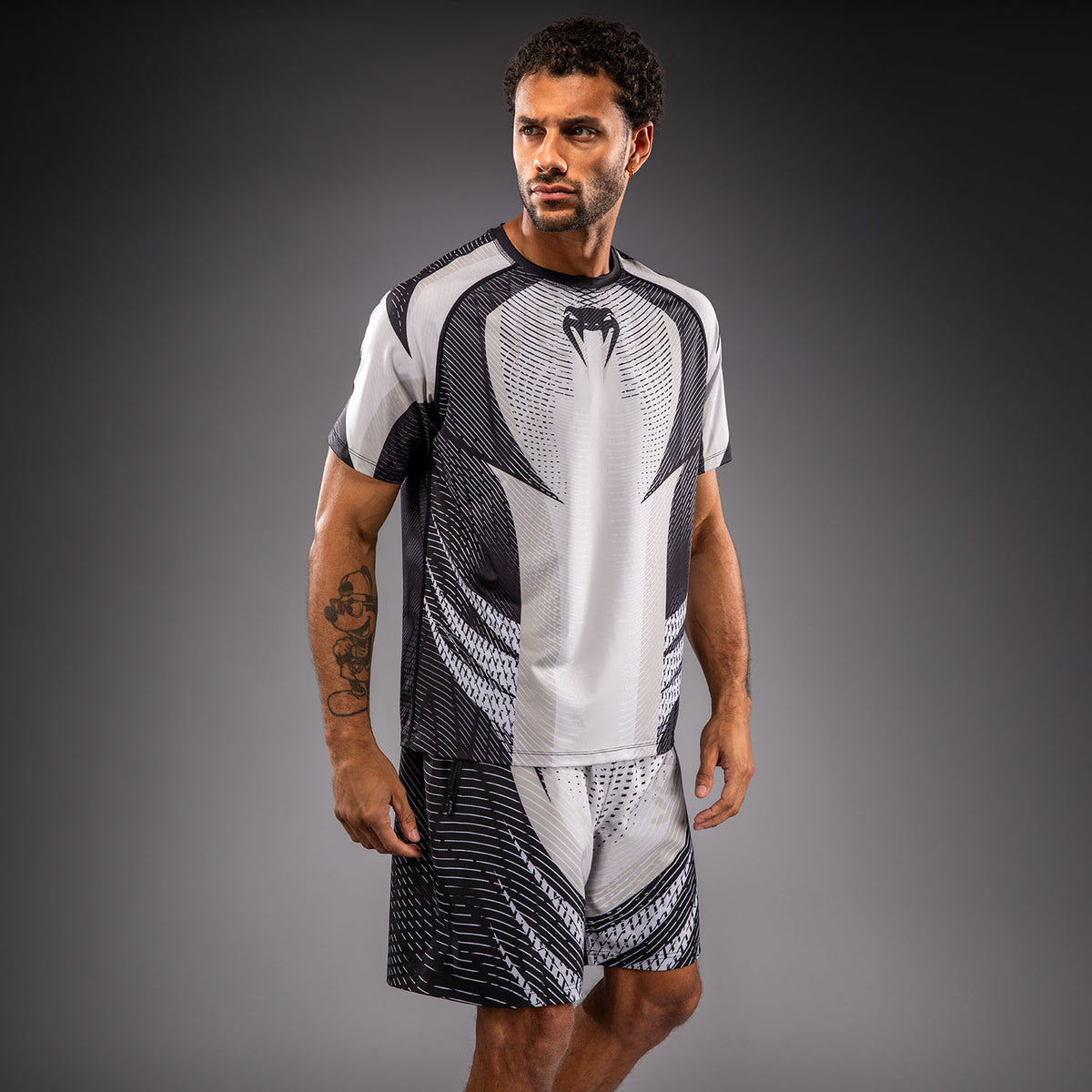 T-shirt Dry Tech Venum Galactic 3.0 - Blanc Cassé/Noir - product-type_T-Shirts Dry Tech