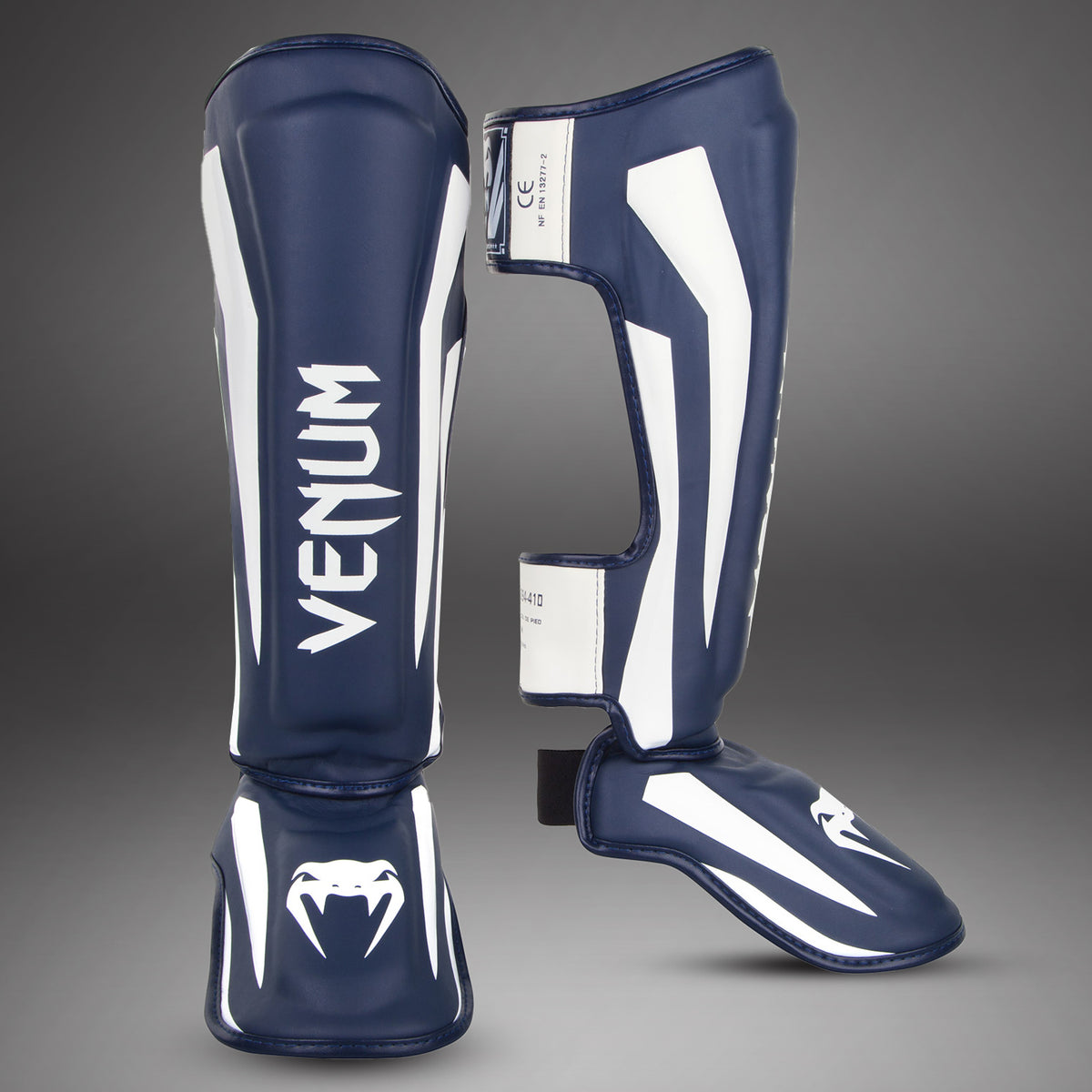 Protège-tibias Venum Elite - Bleu Marine/Blanc - product-type_Protège-tibias