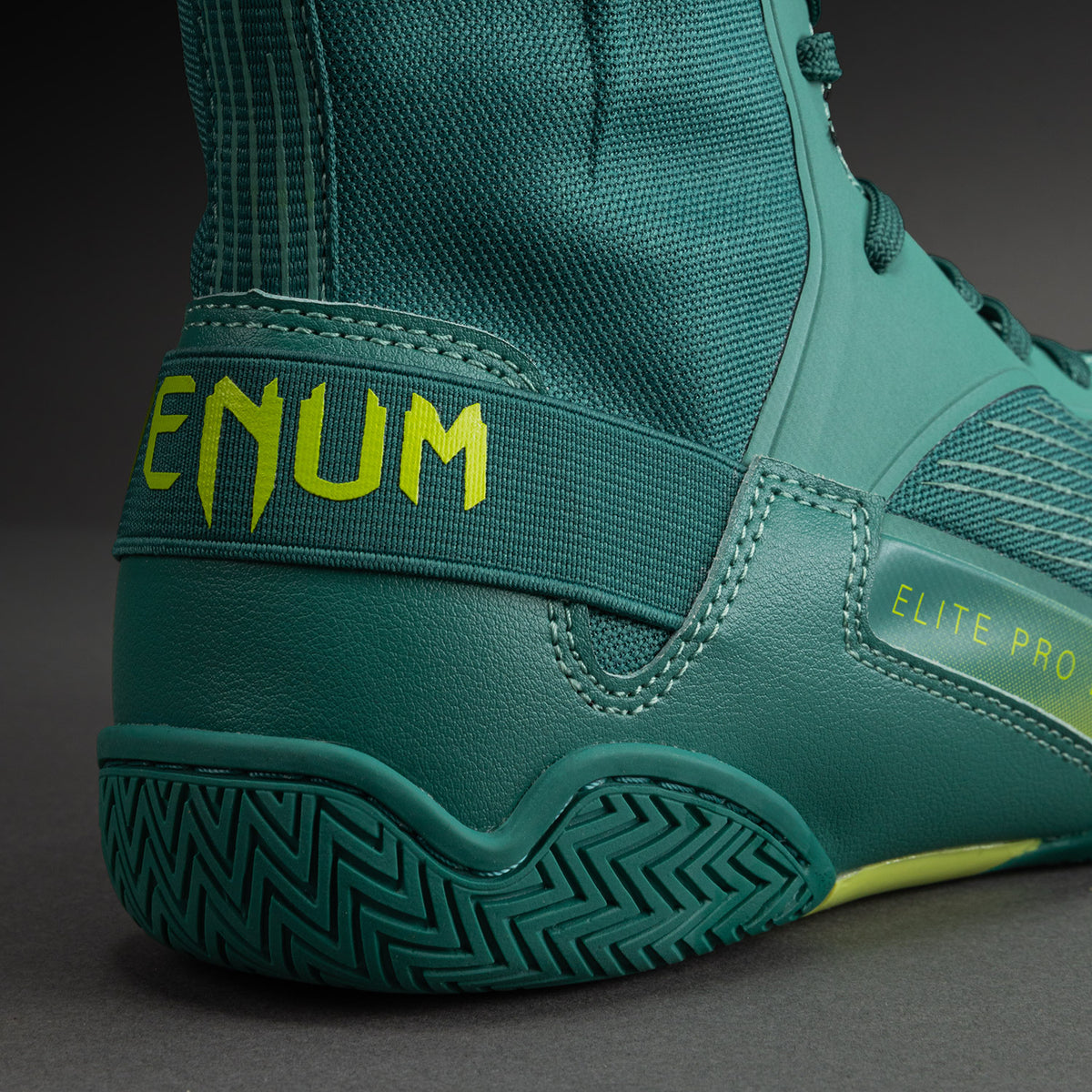 Chaussures de Boxe Venum Elite Neo – Vert/Jaune Néon - product-type_Chaussures de boxe