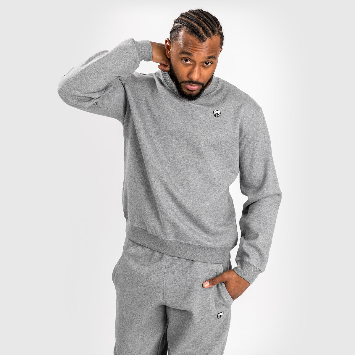 Sweatshirt Venum Silent Power Lite - Gris Clair Chiné - product-type_Sweatshirts