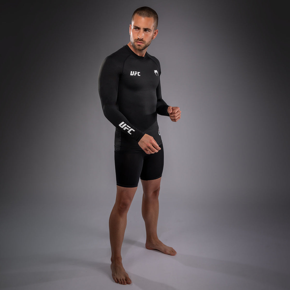 Rashguard à Manches Longues Technique pour Homme Venum UFC Unity by Venum Authentic Fight Week - Noir - product-type_T-Shirts de Compression