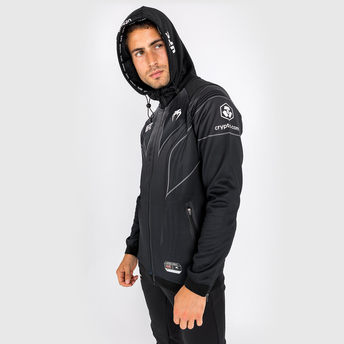 Sweat à capuche Walkout UFC Venum Authentic Fight Night 2.0 pour homme - Noir - product-type_Vestes