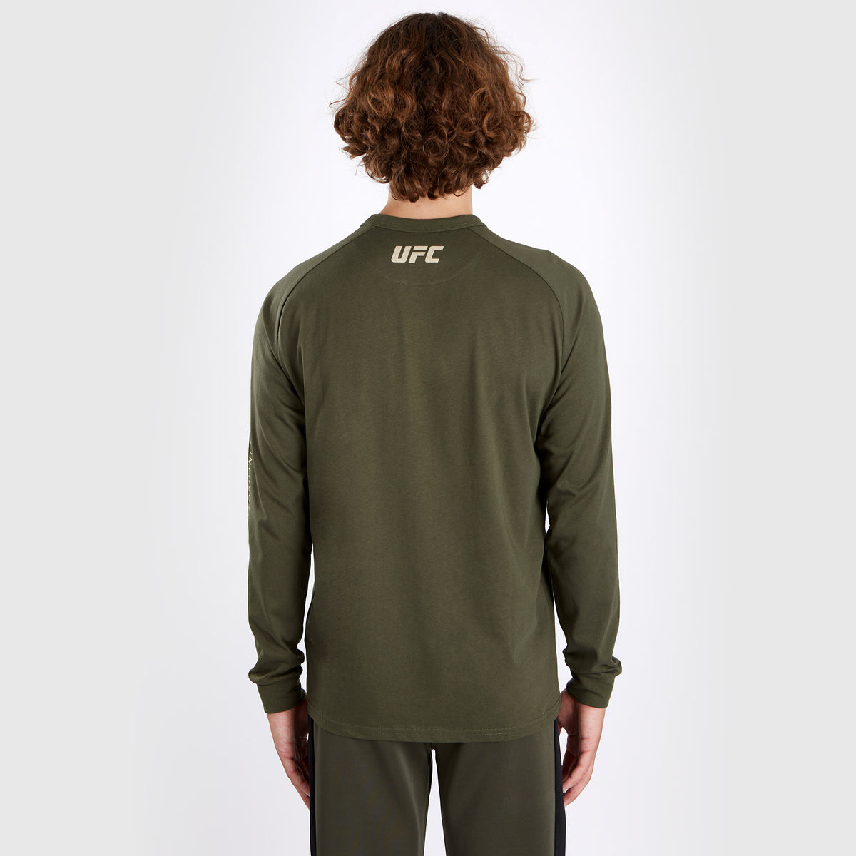 T-shirt à manches longues pour Hommes UFC Adrenaline by Venum Fight Week - Khaki - product-type_T-Shirts