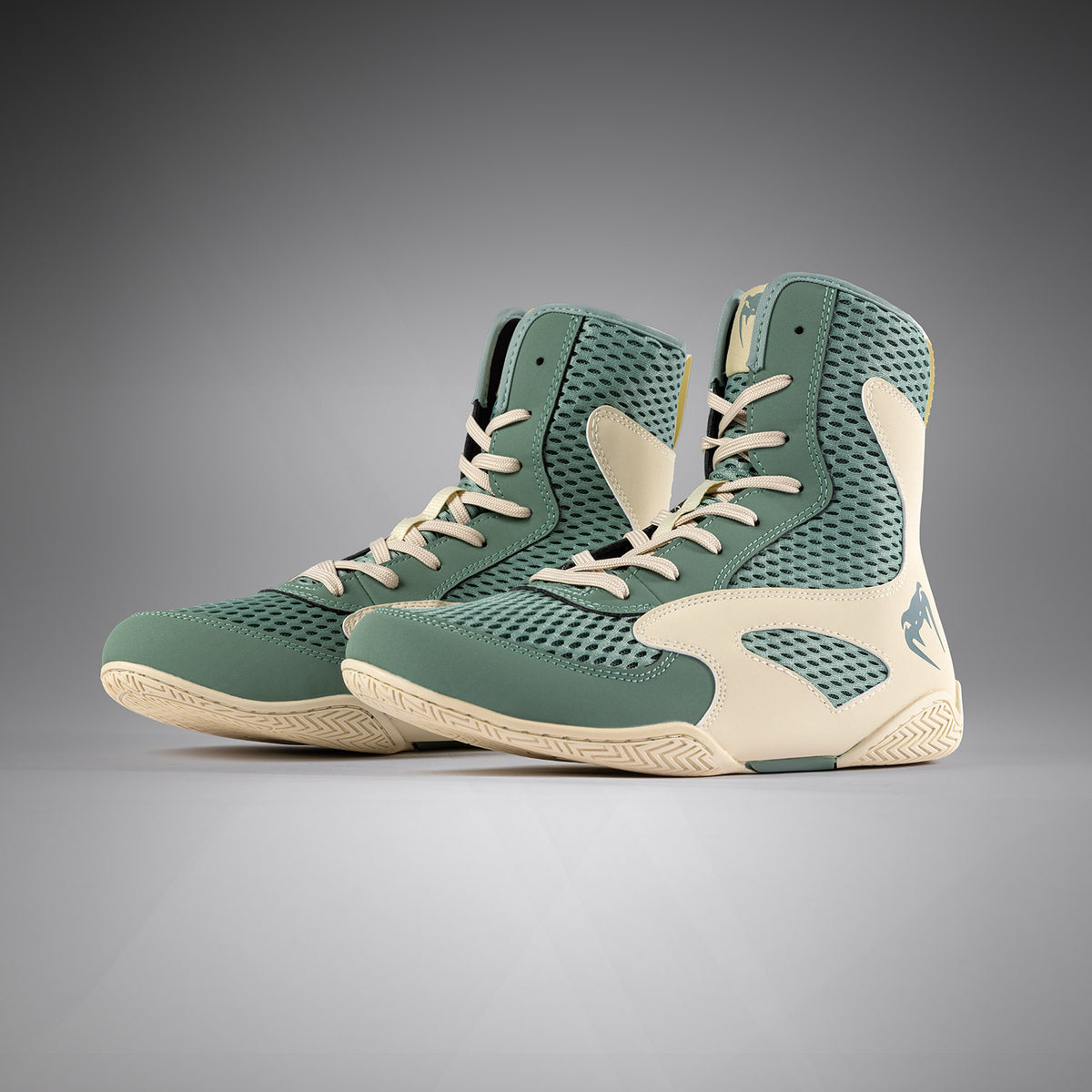 Chaussures de Boxe Venum Contender - Vert Aqua/Ivoire - product-type_Chaussures de boxe
