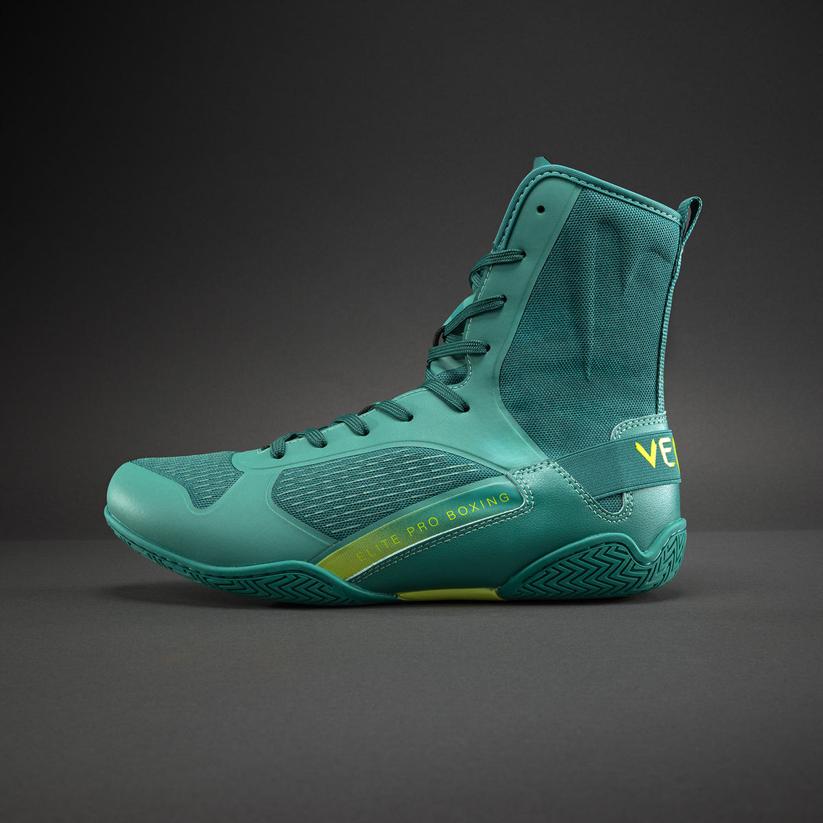 Chaussures de Boxe Venum Elite Neo – Vert/Jaune Néon - product-type_Chaussures de boxe