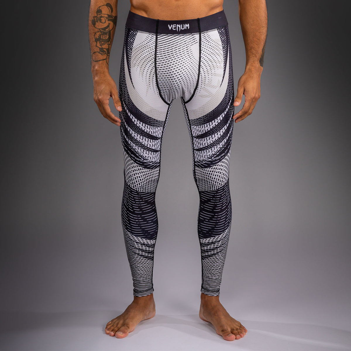 Pantalon de compression Venum Galactic 3.0 - Blanc Cassé/Noir - product-type_Pantalons de Compression