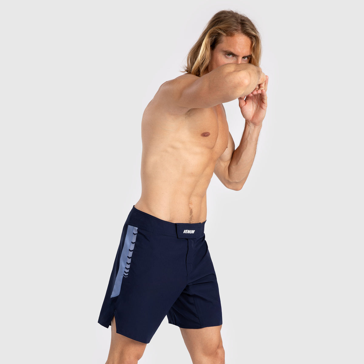 Short de Combat pour Hommes Venum Tempest - Bleu Marine/Bleu - product-type_Shorts de MMA