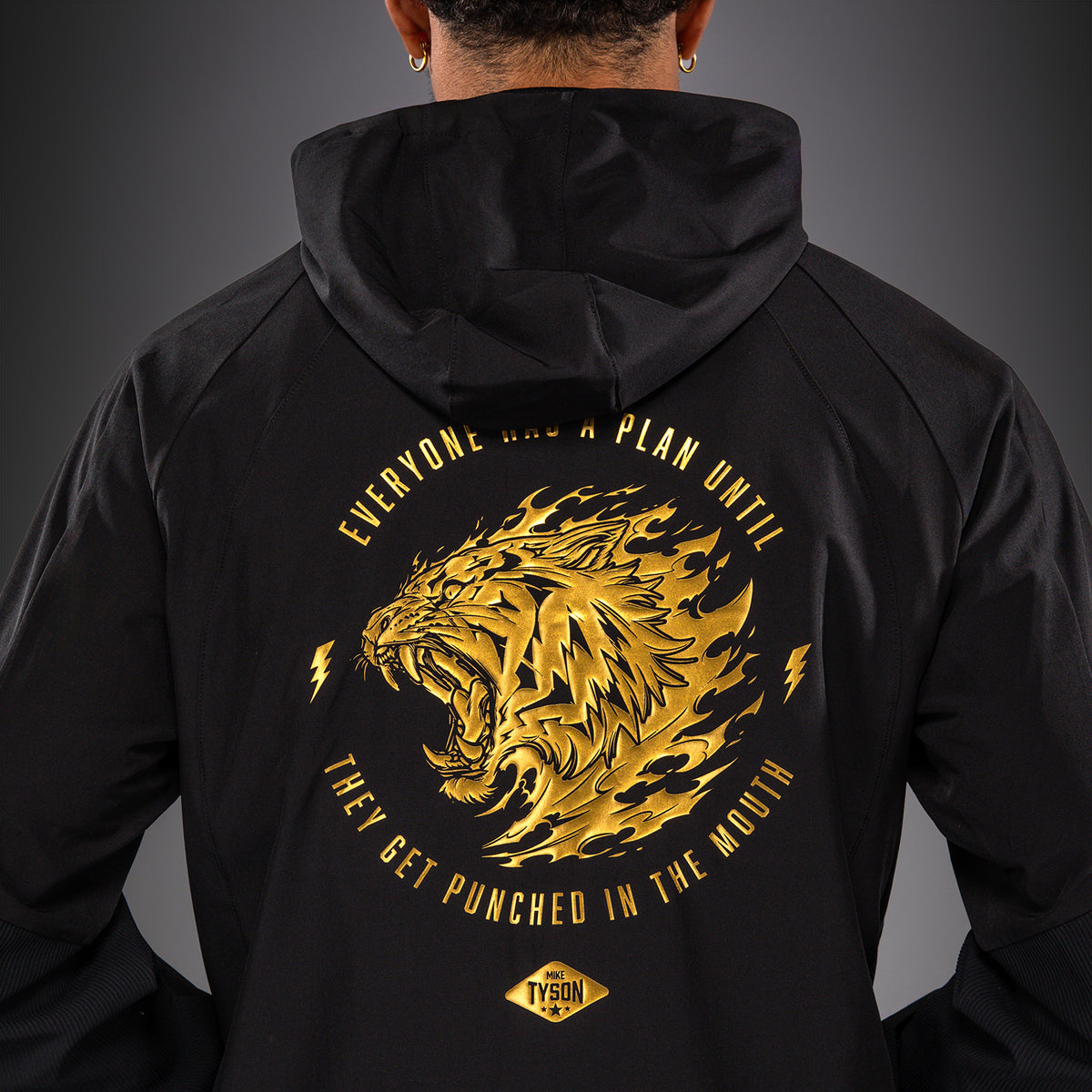 Veste de Survêtement Venum x Mike Tyson Tiger - Noir/Or - product-type_Vestes
