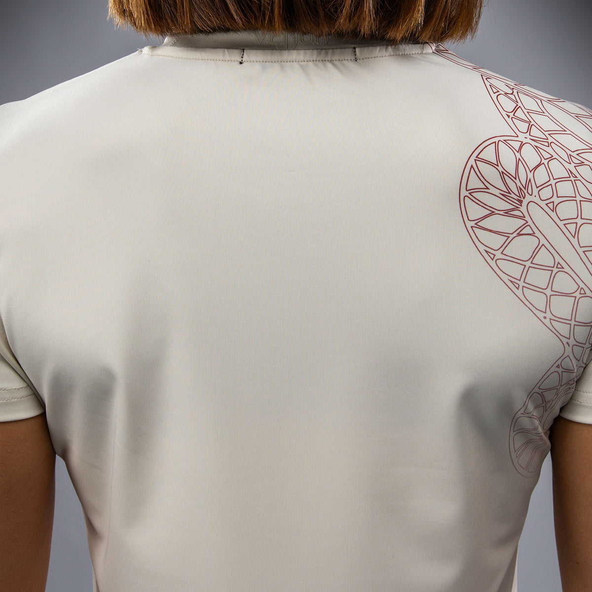 T-shirt Dry-Tech pour Femmes Venum Serpenti – Ivoire/Bordeaux - product-type_T-Shirts Dry Tech