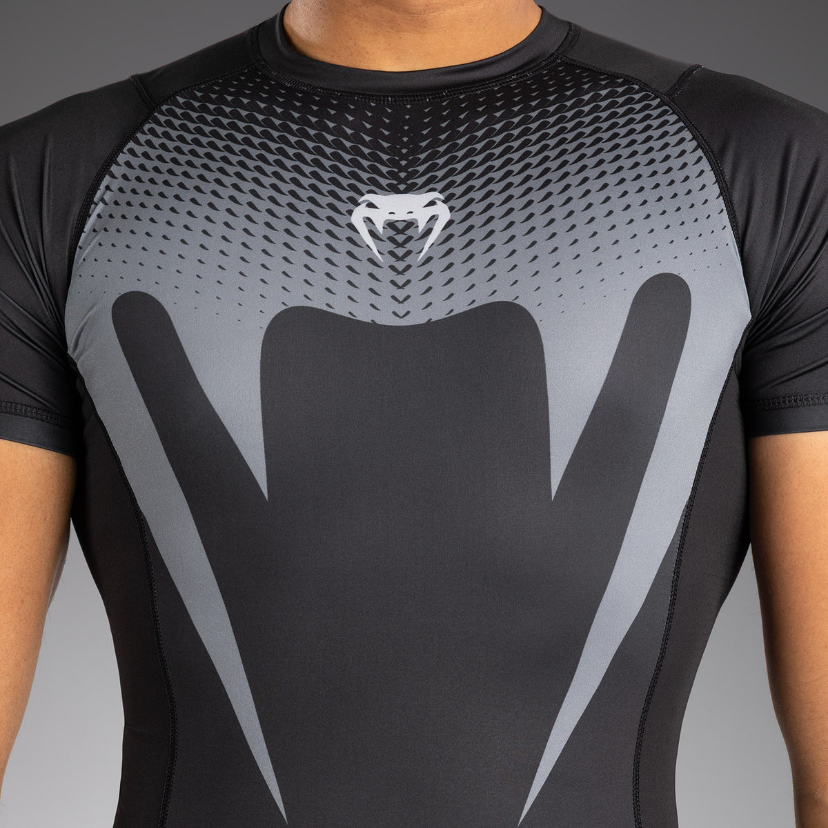 Rashguard Venum No Gi - Noir/Gris Argenté - product-type_T-Shirts de Compression