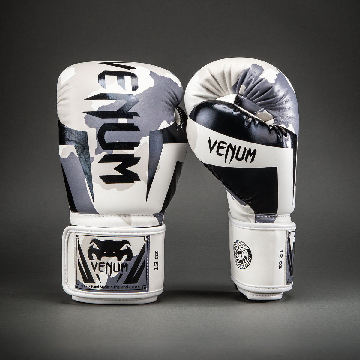 Gants de Boxe Venum Elite Camo - Blanc/Gris Clair - product-type_Gants de boxe