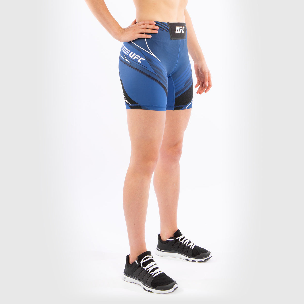 Short de compression pour Femmes UFC Venum Authentic Fight Night - Coupe Longue - Bleu - product-type_Shorts de compression