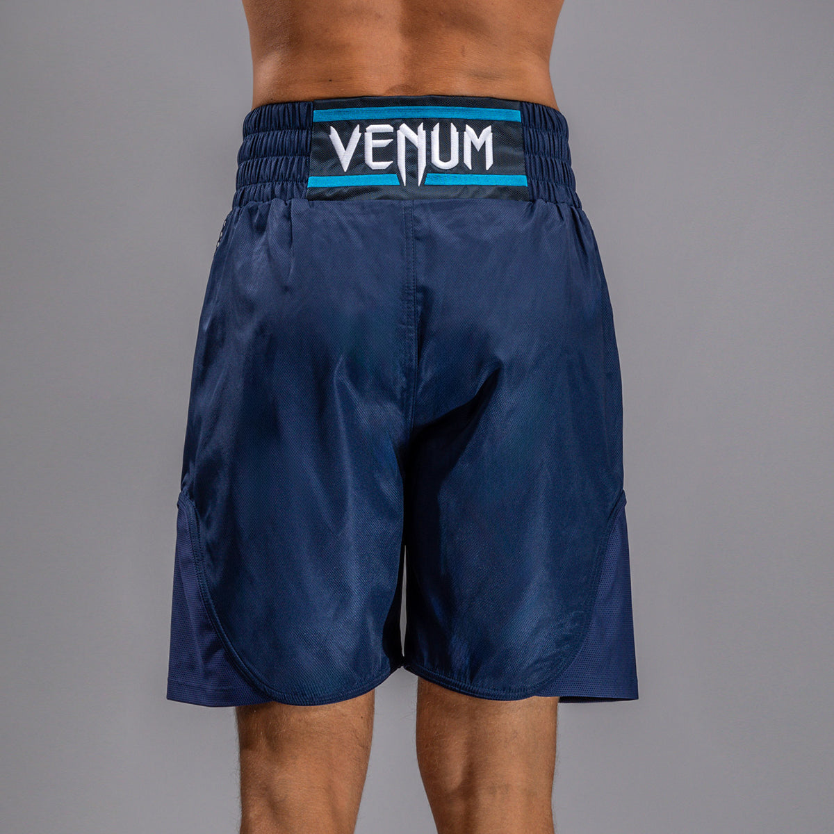 Short de Boxe Venum x Top Rank Original pour Hommes - Bleu Marine - product-type_Shorts de boxe