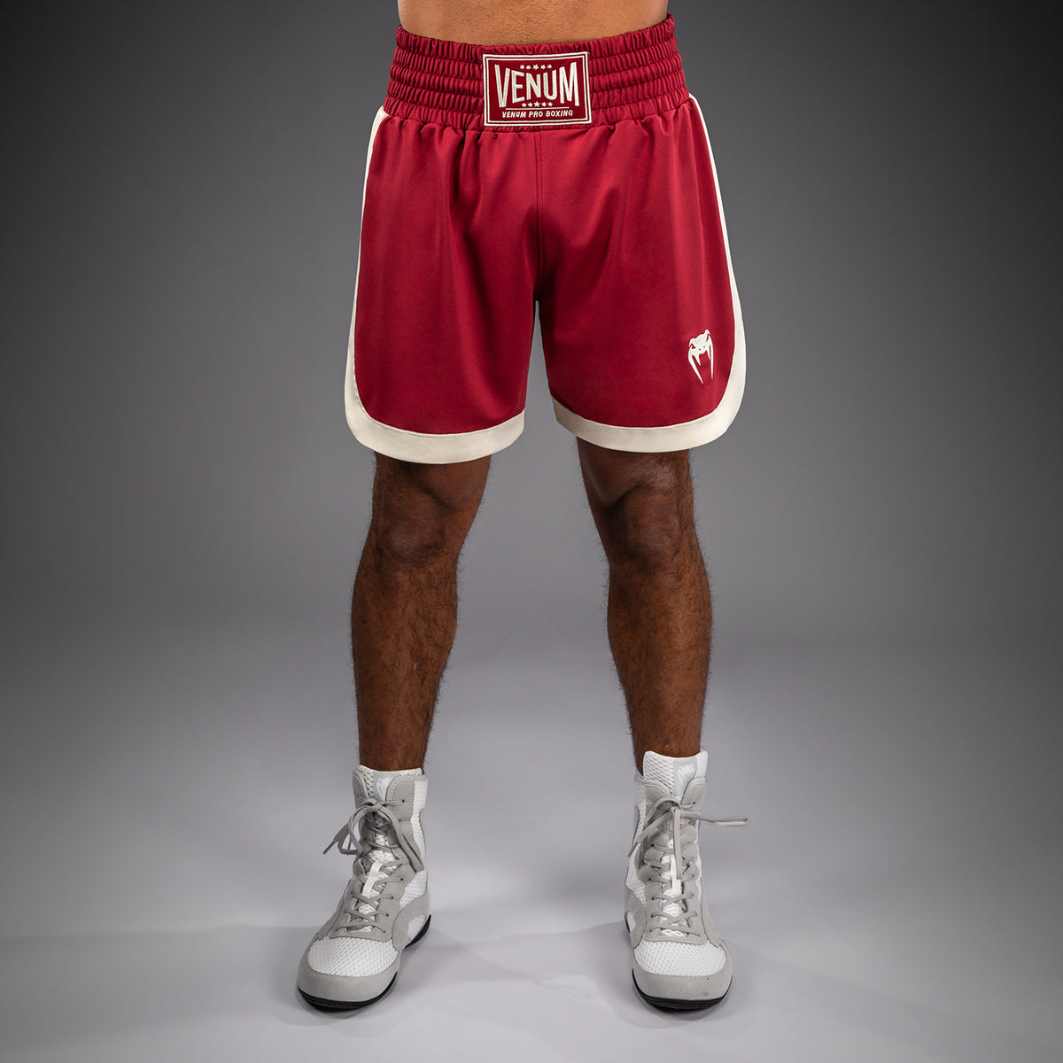 Short de boxe Venum Classic – Rouge Rubis/Ivoire - product-type_Shorts de boxe