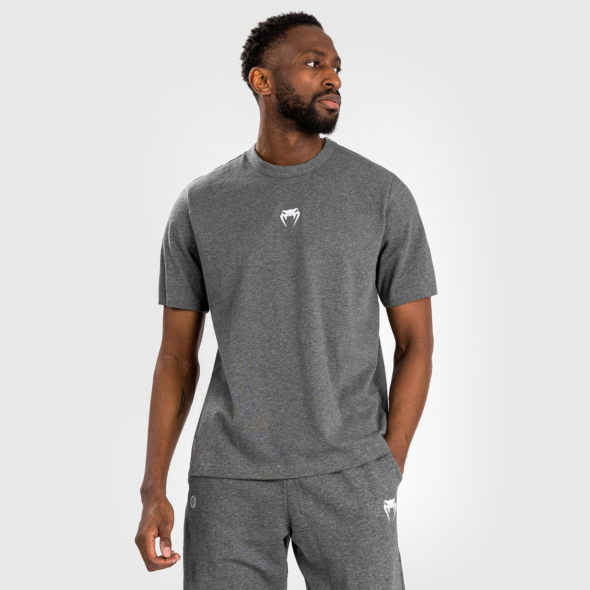 T-Shirt pour Hommes Venum Vortex XL - Gris Foncé Chiné - product-type_T-Shirts