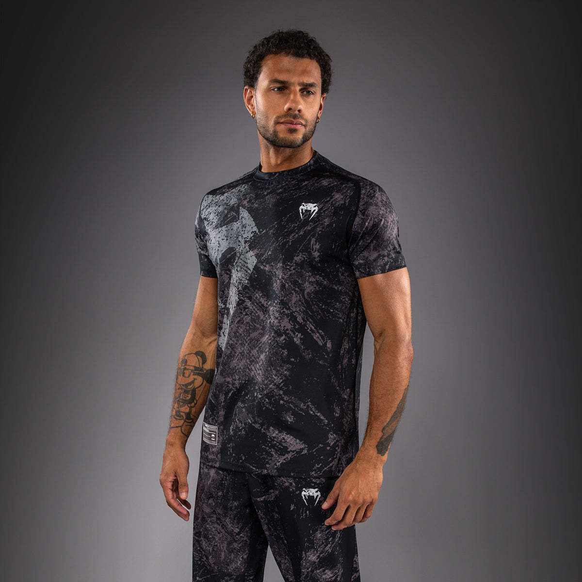 T-shirt Dry Tech Venum Rage & Workout - Noir/Gris - product-type_T-Shirts Dry Tech