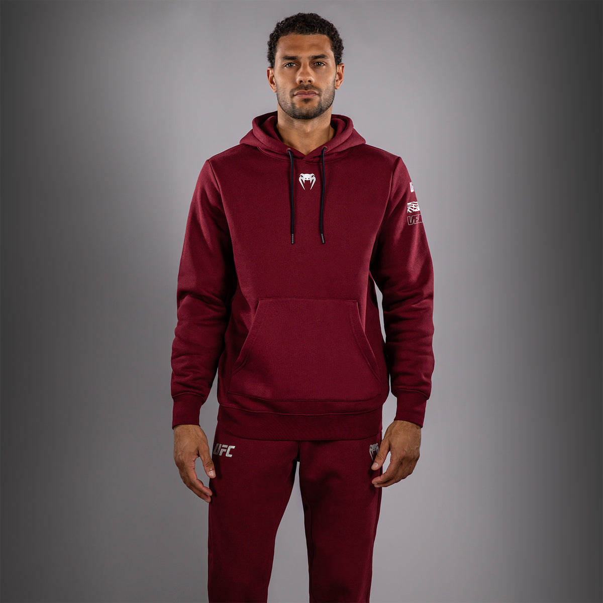Sweat à capuche Homme UFC Zenith by Venum Authentic Fight Week - Bordeaux - product-type_Sweatshirts