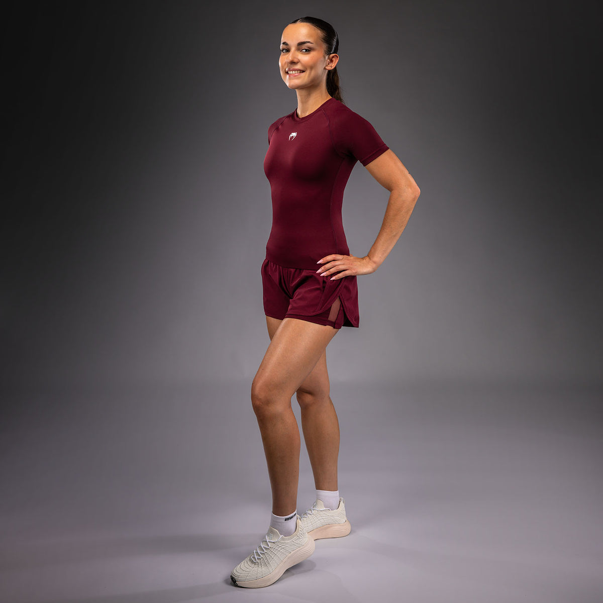 Rashguard à Manches Courtes Venum Aero XT - Prune - product-type_T-Shirts de Compression