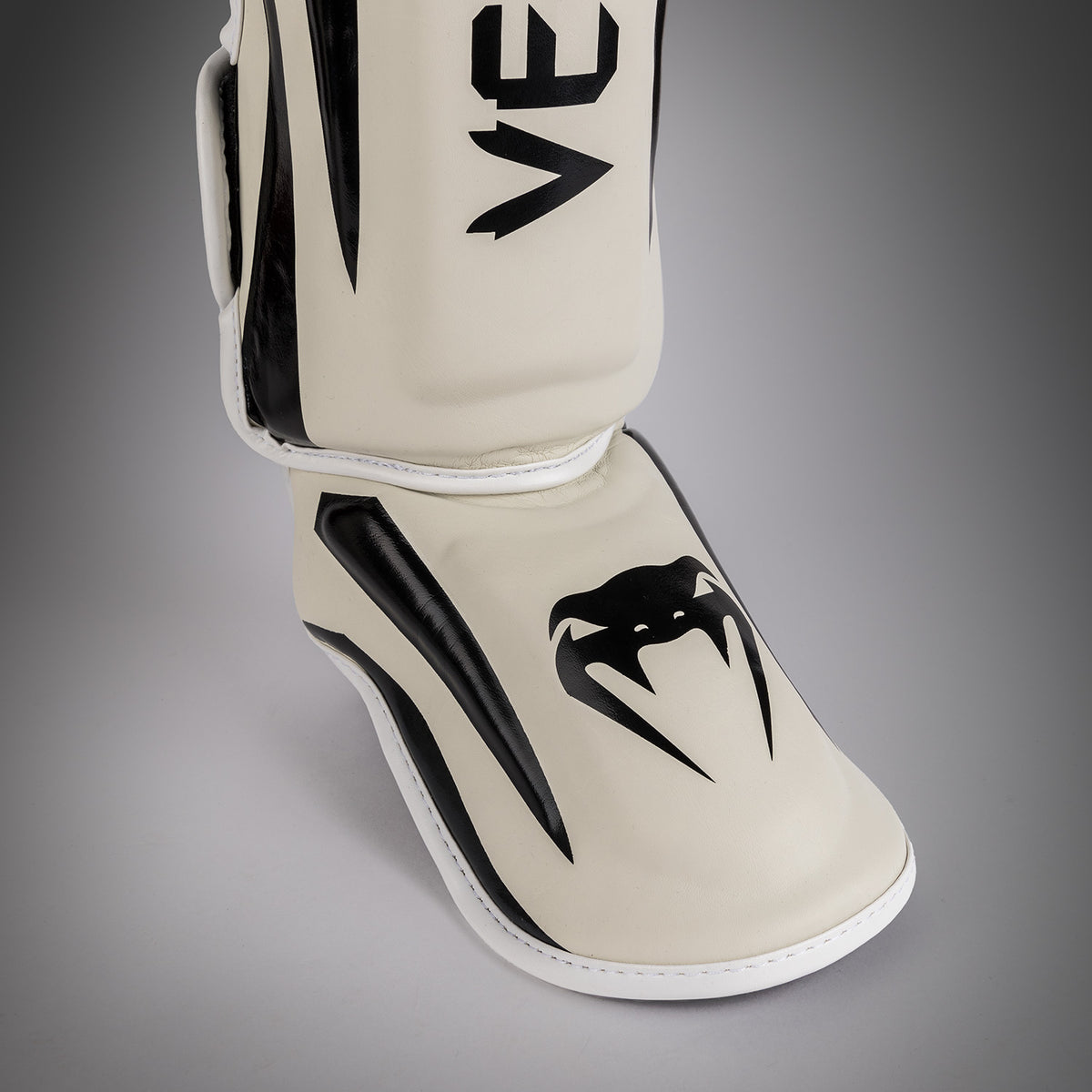 Protège-tibias Venum Elite - Blanc/Noir - product-type_Protège-tibias