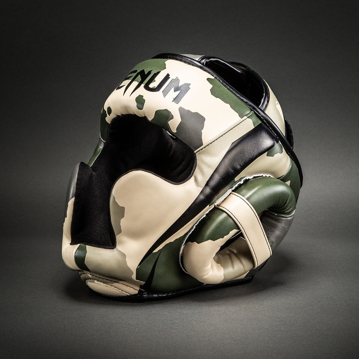 Casque de protection Venum Elite Camo – Kaki/Blanc Cassé - product-type_Casques de boxe
