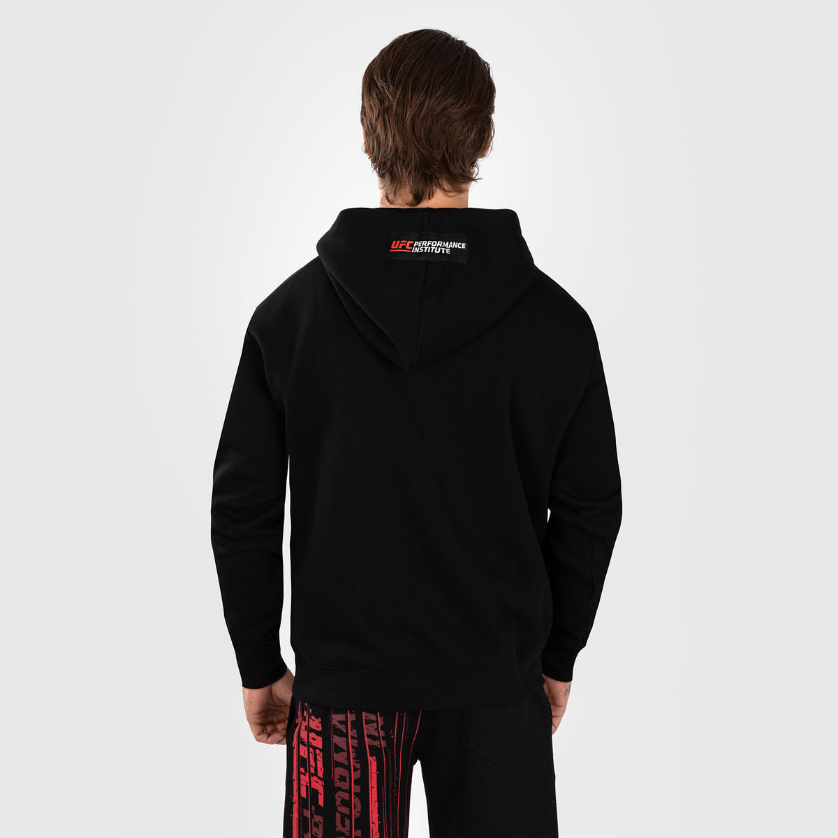 Sweatshirt à Capuche pour Hommes UFC Venum Performance Institute 2.0 - Noir/Rouge - product-type_Sweatshirts