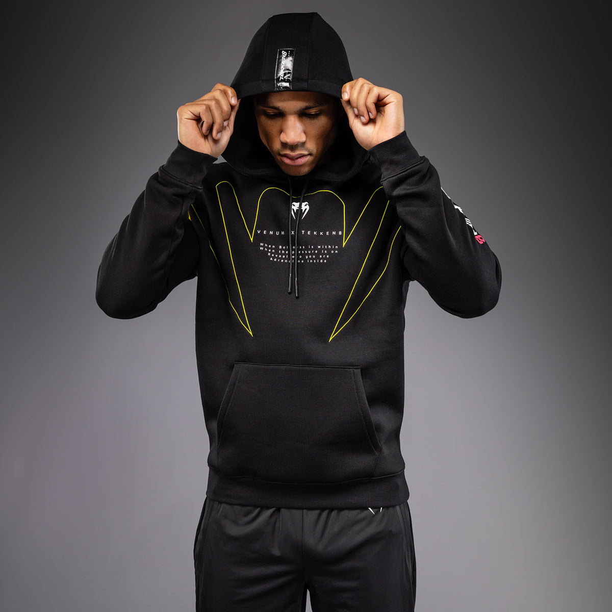 Sweat à Capuche King Venum x TEKKEN 8 - Noir/Jaune - product-type_Sweatshirts