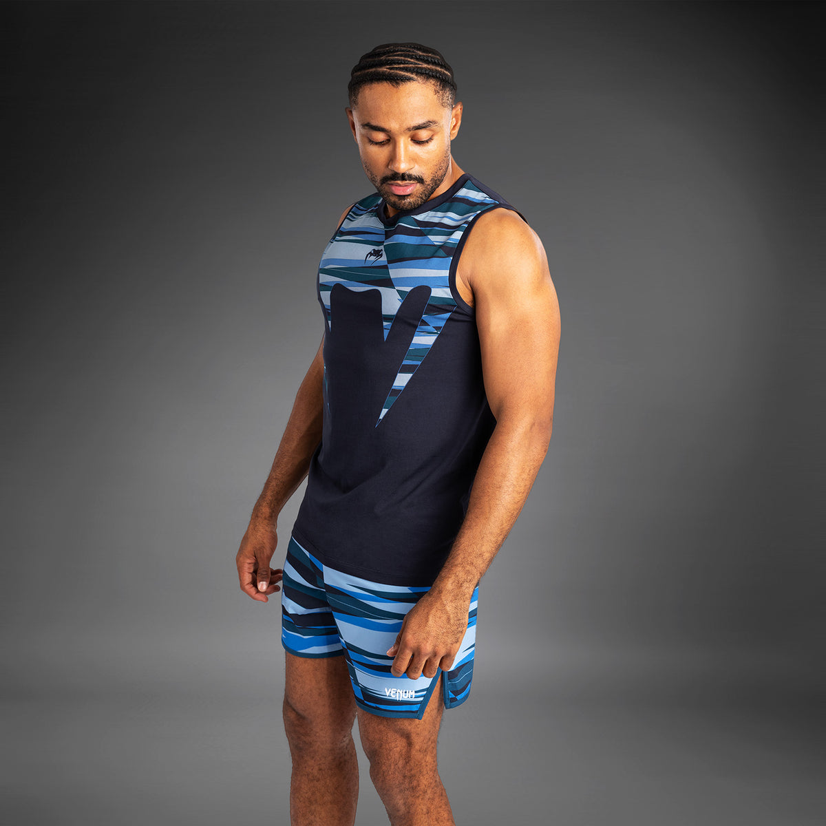 Débardeur pour Hommes Venum Rapid - Snake Head - Bleu Ombre - product-type_Débardeurs
