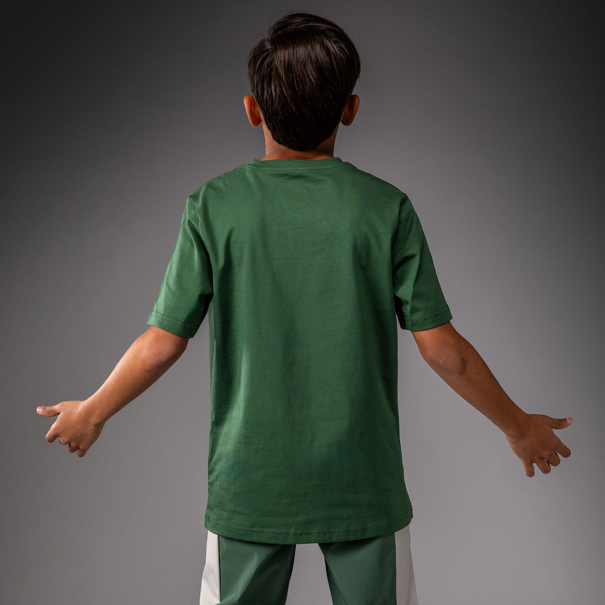 T-shirt pour Enfants Venum Contender – Vert Forêt/ Blanc Cassé - product-type_T-Shirts