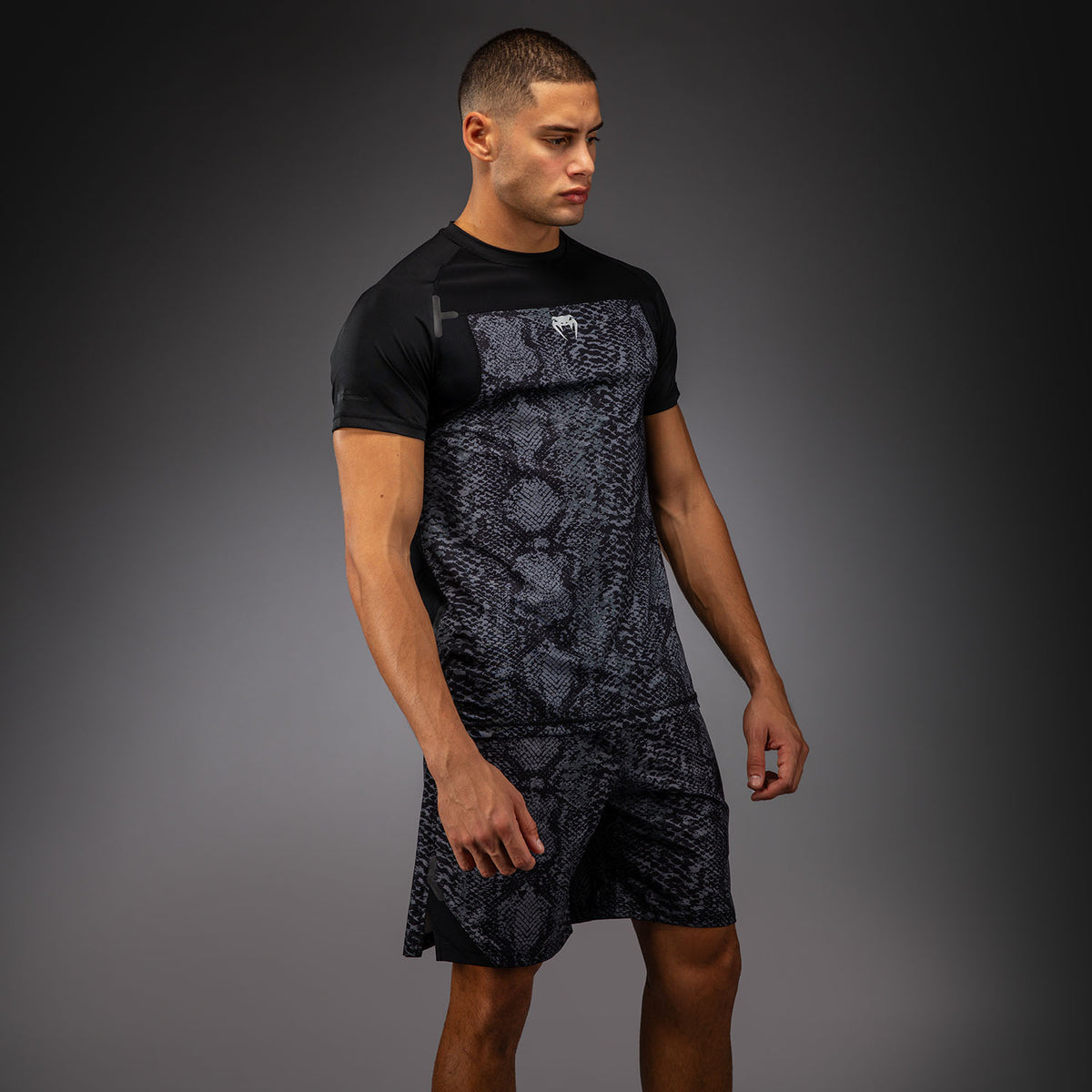 T-shirt Dry Tech Venum G-Fit Scales – Noir/Gris Charbon - product-type_T-Shirts Dry Tech