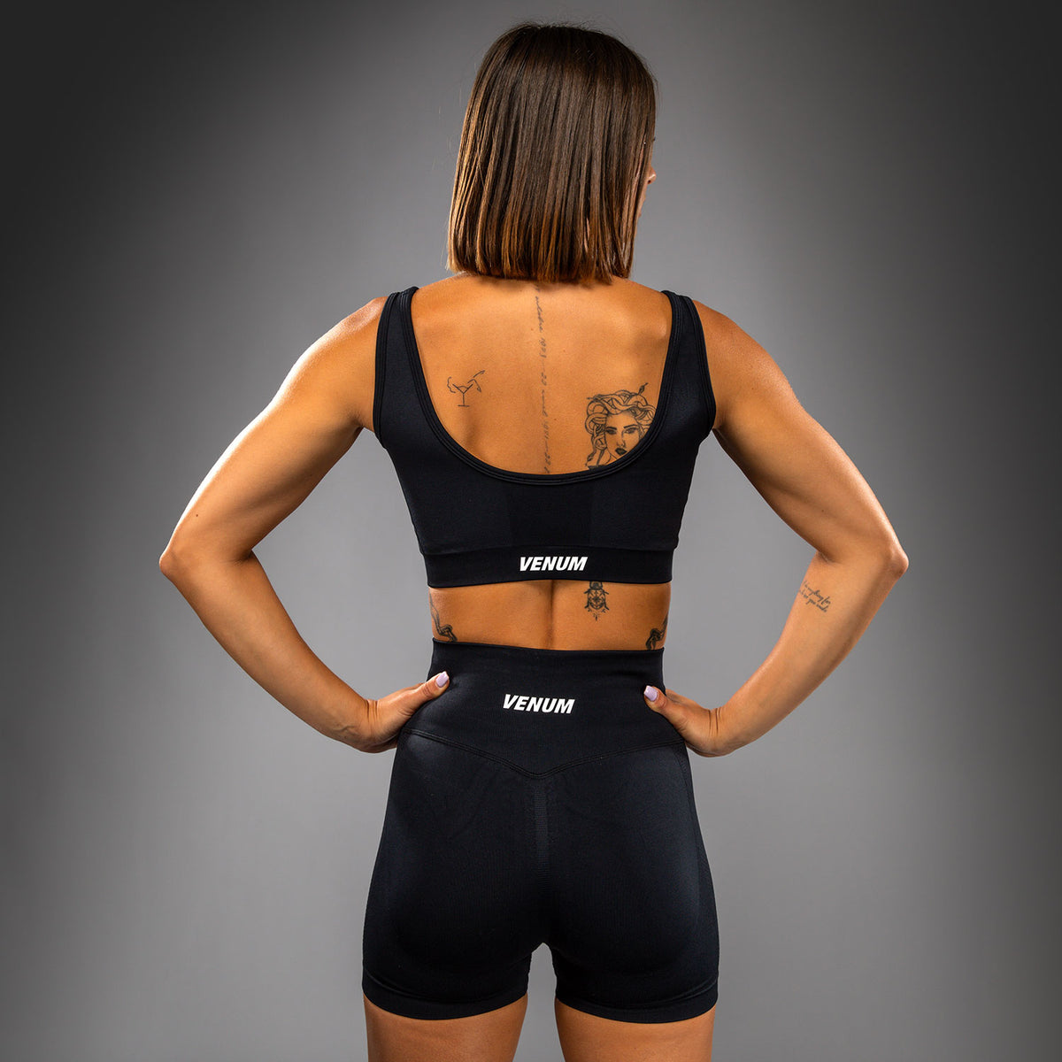 Brassière de Sport Longue Venum Sculpt – Noir/Blanc - product-type_Brassières de sport