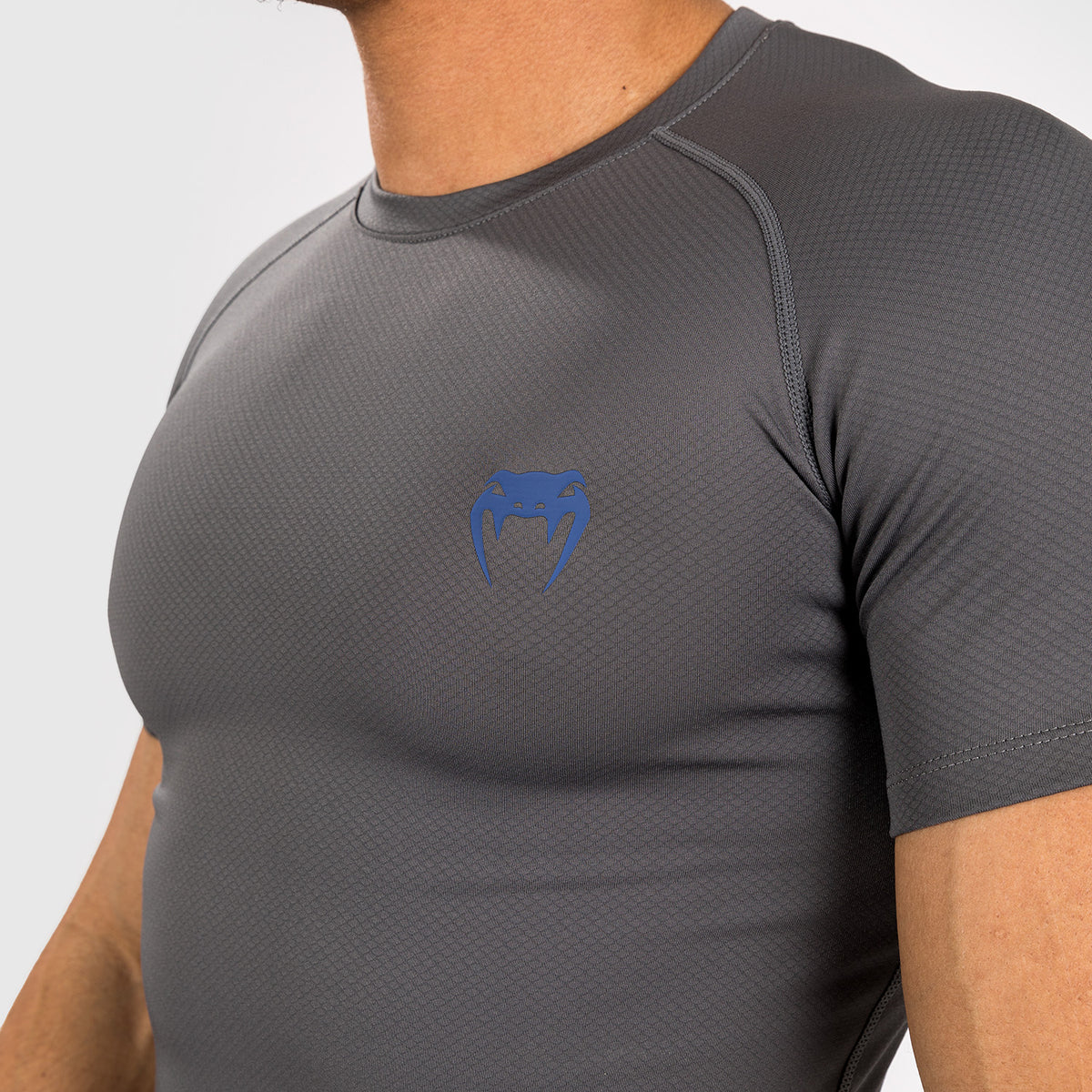 Rashguard à manches courtes pour hommes Venum Contender - Gris - product-type_T-Shirts de Compression