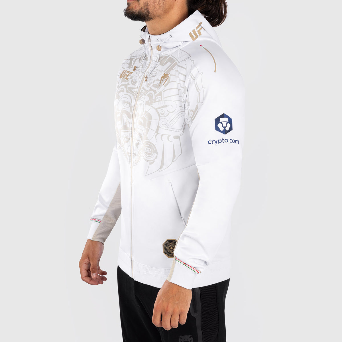 Noche UFC by Venum Authentic Fight Night Sweat à capuche pour homme - Blanc - product-type_Vestes