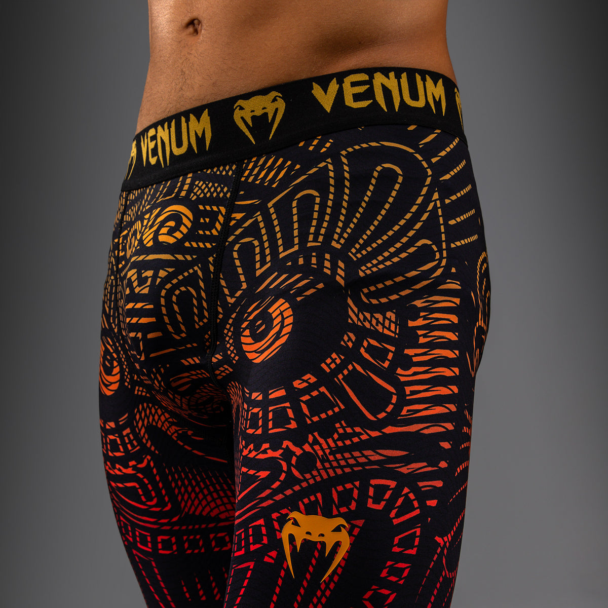 Short de Compression Venum Quetzal Fury - Noir/Rouge Fury/Mandarine - product-type_Shorts de compression
