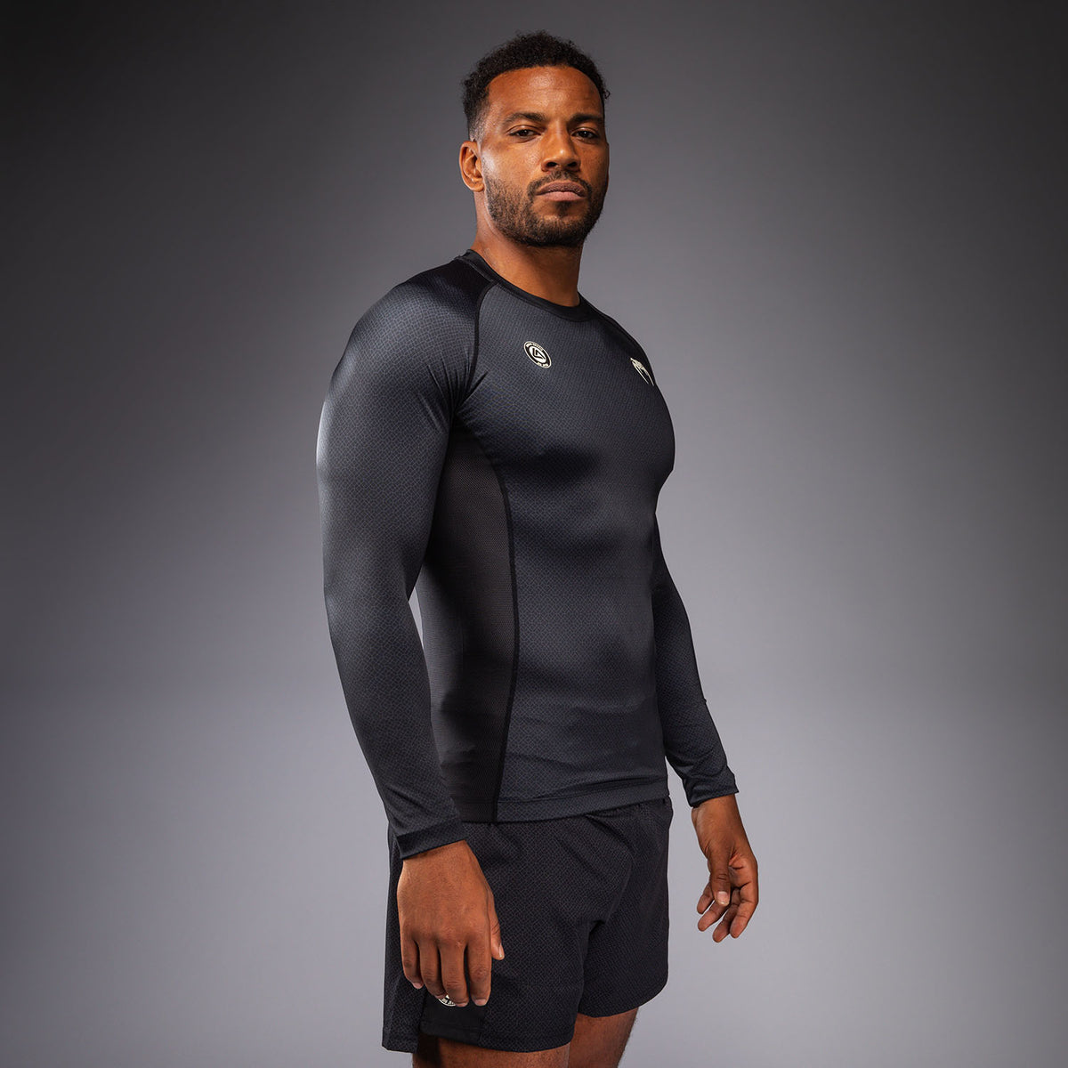 Rashguard à Manches Longues Venum x Roger Gracie Academy - Noir - product-type_T-Shirts de Compression