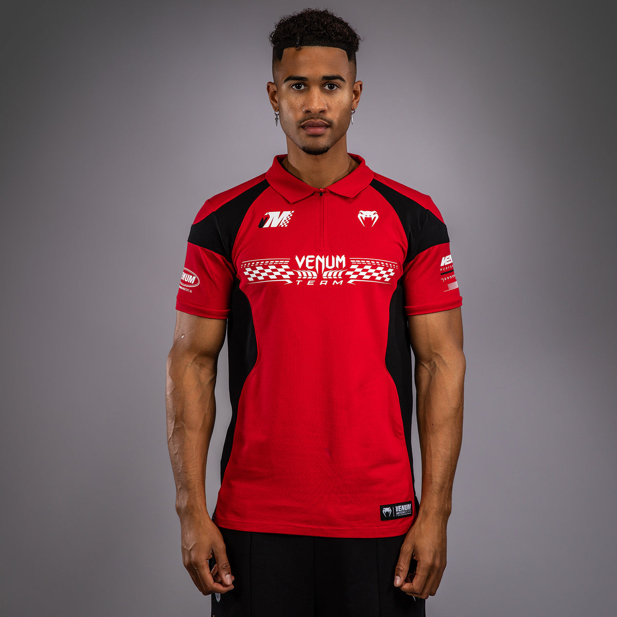 Polo en Coton Venum Motorsports - Rouge Vif