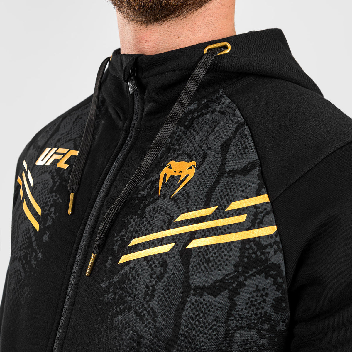 Sweat à Capuche Zippé Homme UFC Adrenaline by Venum Replica – Champion - product-type_Vestes
