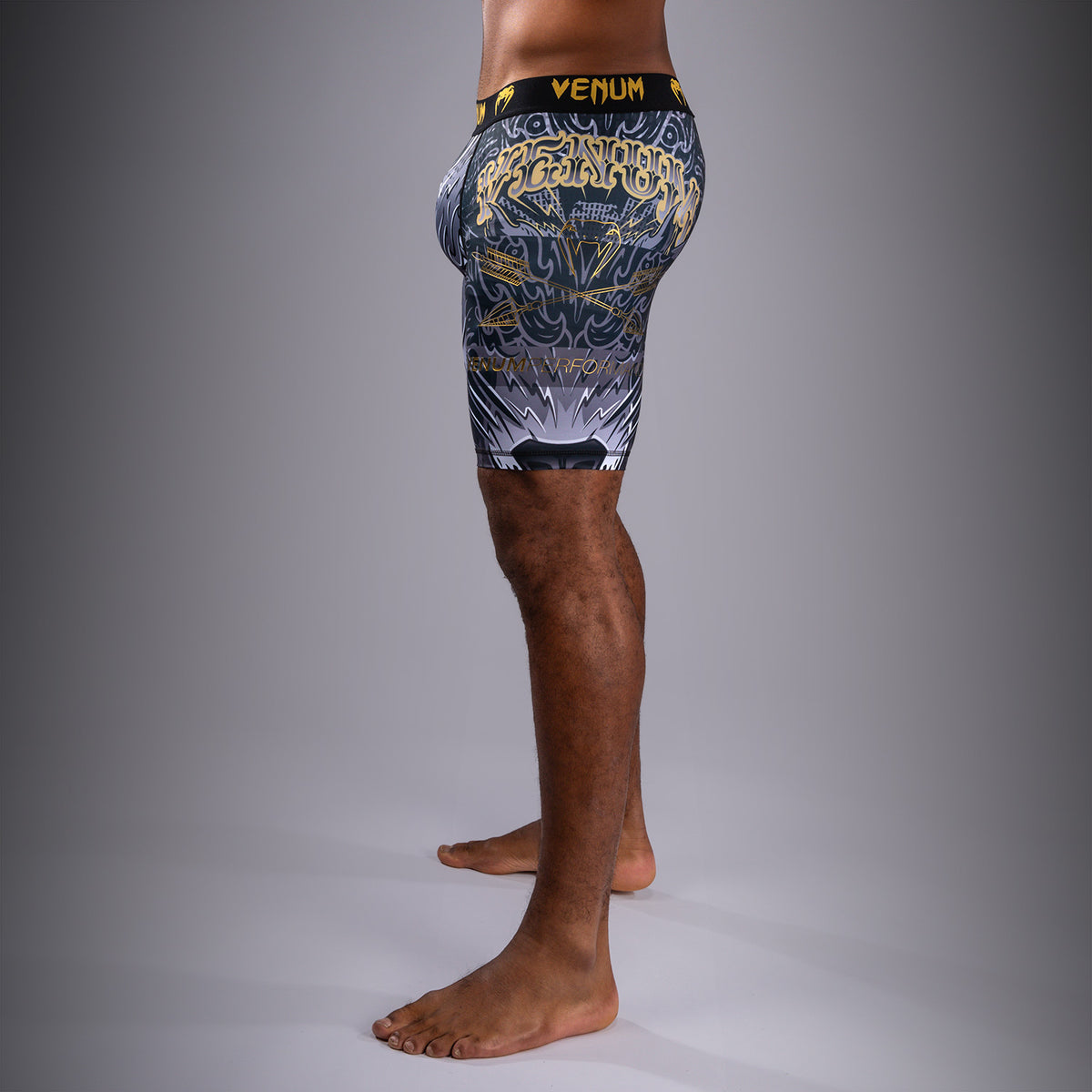 Short de Compression Venum Wolf Atak – Noir/Gris - product-type_Shorts de compression
