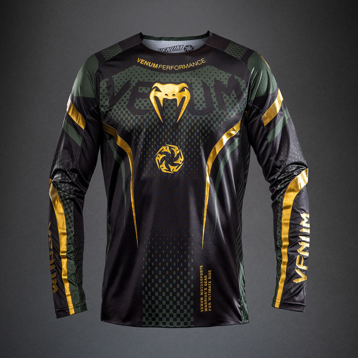 Maillot de Motocross Venum MX Challenger - Noir/Vert/Or - product-type_Maillot Motocross