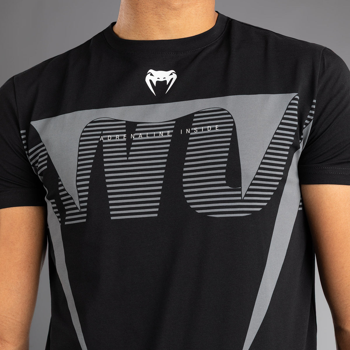 T-shirt Venum Adrenaline – Noir/Gris Argenté - product-type_T-Shirts