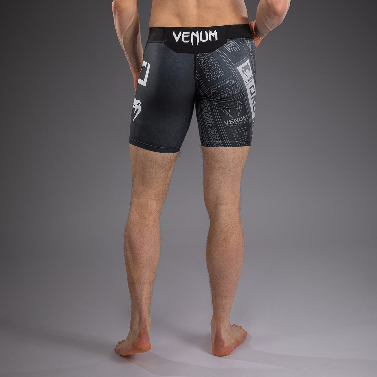 Short de Compression Karate Combat by Venum – Noir/Gris - product-type_Shorts de compression